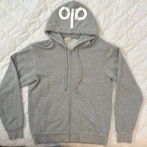 Alo Yoga vintage zip up Hoodie